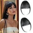 thumbnail image 1 of Clip In Human Hair Fringe Extension With Secure Attachment For Instant Styling, 1 of 3