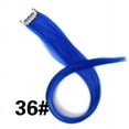 thumbnail image 1 of Clip-In One Piece Ombre Hair Extensions in Pure Color - Straight Long Synthetic 2 Tone Hair Pieces, 1 of 63