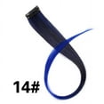 thumbnail image 1 of Clip-In One Piece Ombre Hair Extensions in Pure Color - Straight Long Synthetic 2 Tone Hair Pieces, 1 of 63