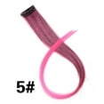 thumbnail image 1 of Clip-In One Piece Ombre Hair Extensions in Pure Color - Straight Long Synthetic 2 Tone Hair Pieces, 1 of 63