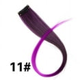 thumbnail image 1 of Clip-In One Piece Ombre Hair Extensions in Pure Color - Straight Long Synthetic 2 Tone Hair Pieces, 1 of 63