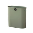 thumbnail image 1 of Clip-In Trash Can, Narrow Bathroom Waste Bin, Compact Household Kitchen Living Room Storage Bucket with Binaural Handle, Lightweight Durable Plastic, 12.6x11.6x5.1 Inch, 1 of 7