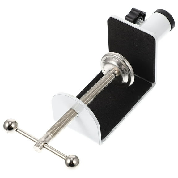 Raindrops White Table Mount Clamps for Home Made of Durable Aluminium Alloy Iron and Plastics 4cm Thick