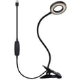 thumbnail image 1 of Clip Light Reading Lights 48 LED Clamp-on Desk Lamp with 3 Color Modes and 10 Brightness Dimmable, 360 ° Flexible Gooseneck Book Clamp Light for Video Conference Lighting Headboard, 1 of 7