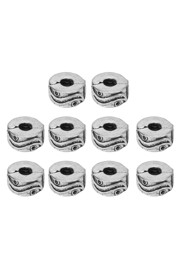 Clip Lock Beads, 10pcs DIY Hand Made Clip Lock Beads Charm  For Snake Chain For Jewelry Making For Bracelet