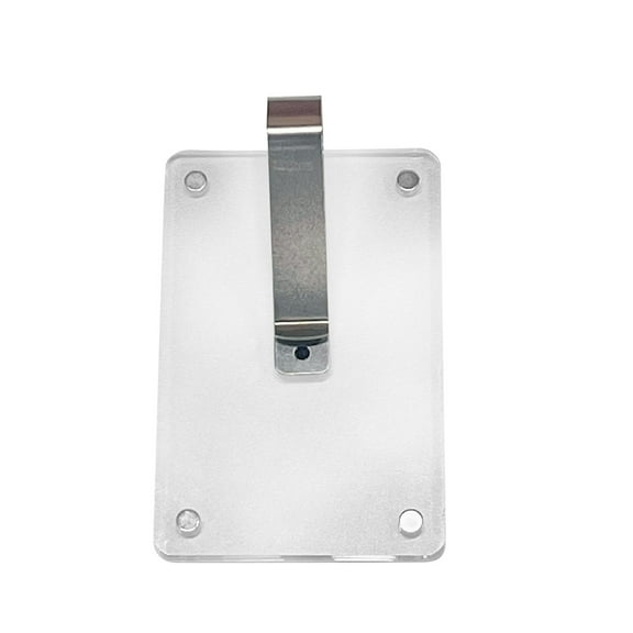 Clip Magnetic Photo Holder for Car Visor with High-Transparency Acrylic Frame and Strong Magnet for Secure Display of Wallet-Sized Pictures During Travel