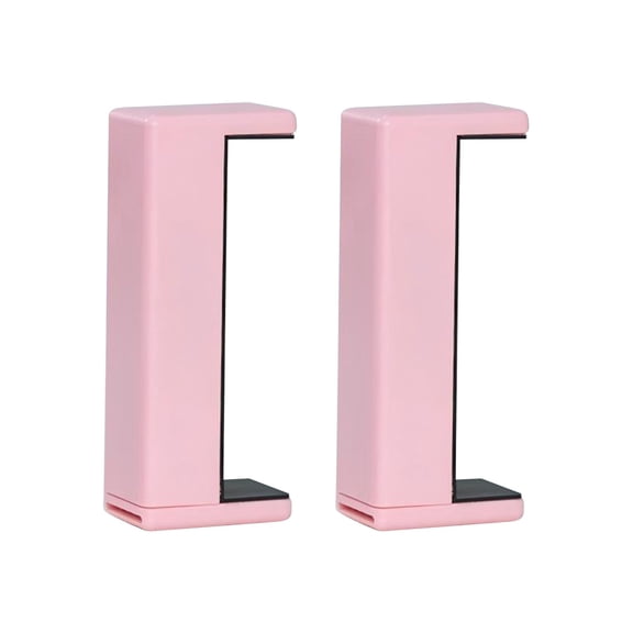 Clip-On Acoustic Guitar Stand, 4.33 inch Universal Mini Guitar Floor Holder, Portable Pocket Guitar Stand, Lightweight Travel Guitar Stands, Anti Slip Split Type Guitar Holder Base, Pink