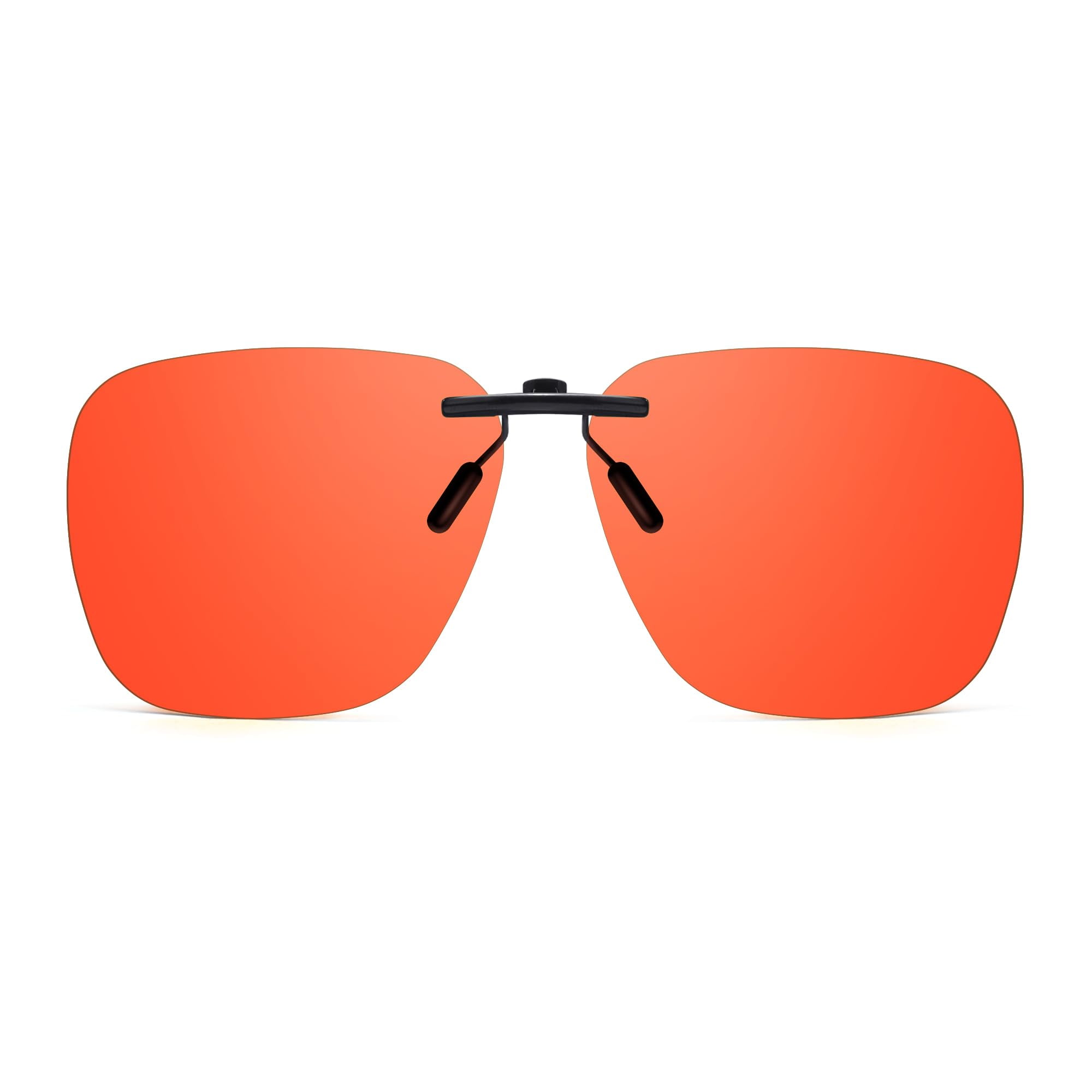 Clip On Blue Light Blocking Glasses for Prescription Glasses Women Men, Fit Over Glasses for Computer, TV, Gaming