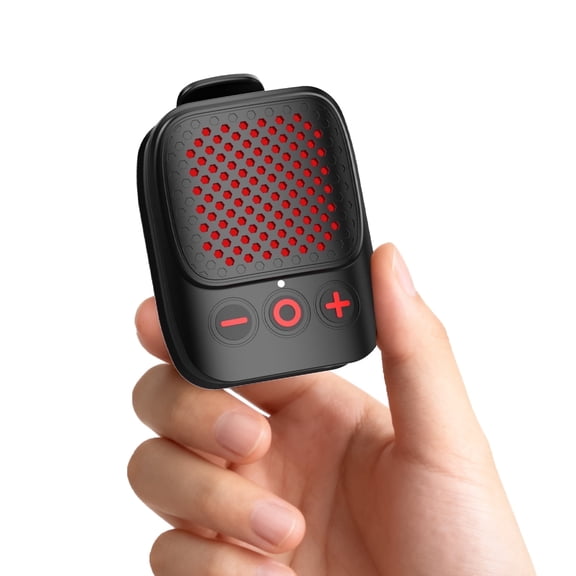 Jierben Wearable Bluetooth Speaker, Clip-on Bluetooth 5.4 Portable Speaker with Magnetic Back Clip, Clean Sound, Mini Speaker for Walking Dog Running Work