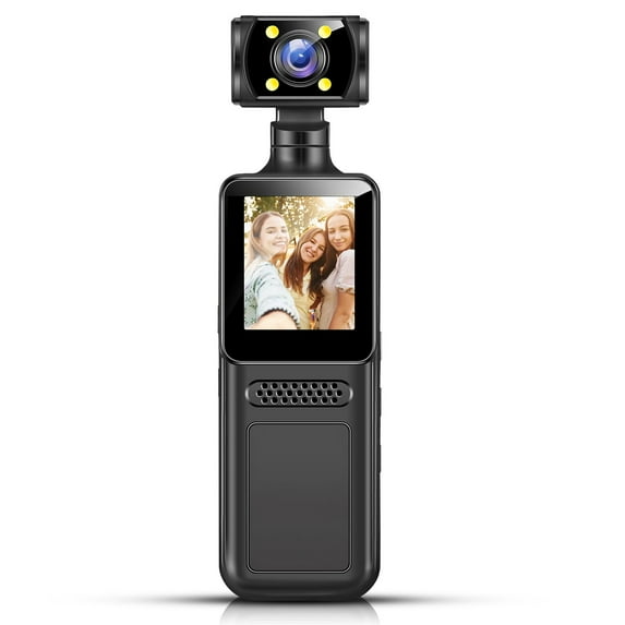Supvox Compact Black ABS Wearable Camera for Outdoor Use with Real-Time Video Streaming