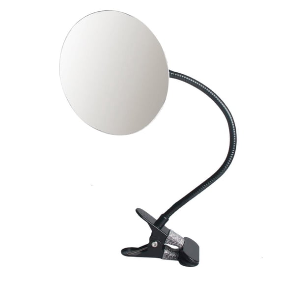 Clip On Convex Mirror for Enhances Desk or Cubicle Rear View Visibility Personally Safety Flexible Monitoring Mirror
