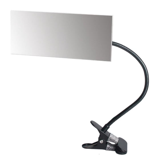 Clip On Convex Mirror for Enhances Desk or Cubicle Rear View Visibility Personally Safety Flexible Monitoring Mirror