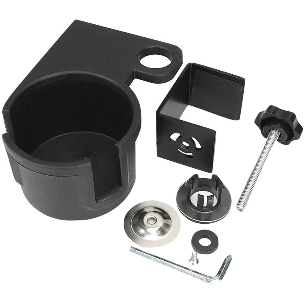 Clip On Desk Cup Holder Drinking Clamp Tray Beverage Espresso Coffee