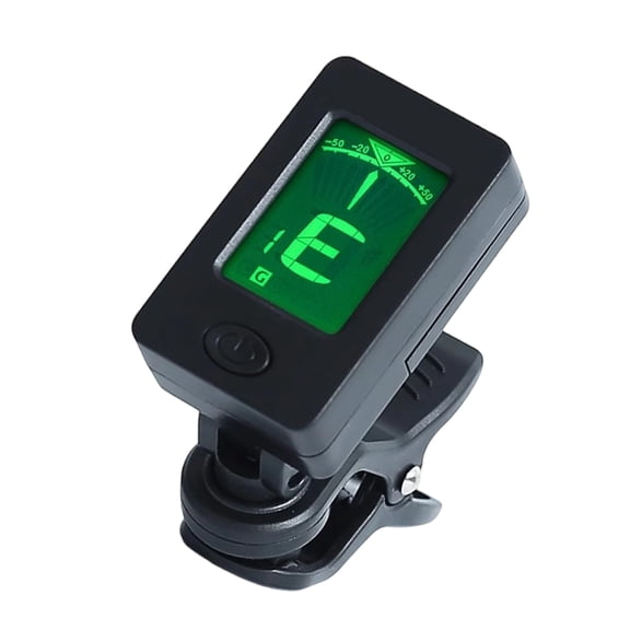 Clip On Digital Tuner with LCD for Guitar, Bass and Ukulele