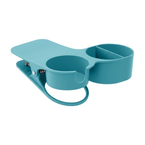 Clip-On Drink Holder With Clamp, Portable Cup Holder For Desk, Beach Chair, Pool & Cruise, Universal Bottle & Mug Rack For Home, Office & Outdoor Rack New