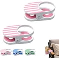 thumbnail image 1 of Clip-On Drink Holder, Portable Cup Holder with Clamp for Beach Chair Desk Table Pool, Outdoor Indoor Beverage Holder for Cans Bottles (1pc/2pc), 1 of 5