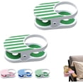 thumbnail image 1 of Clip-On Drink Holder, Portable Cup Holder with Clamp for Beach Chair Desk Table Pool, Outdoor Indoor Beverage Holder for Cans Bottles (1pc/2pc), 1 of 5