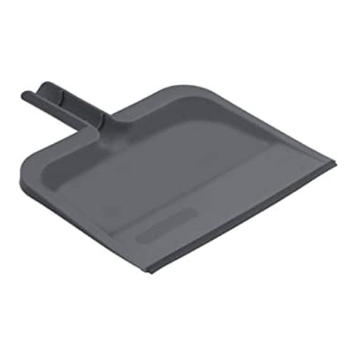 ClipOn Dustpan with Rubber Lip 10inch Wide Durable Plastic Dust Pan with Comfort Grip Handle