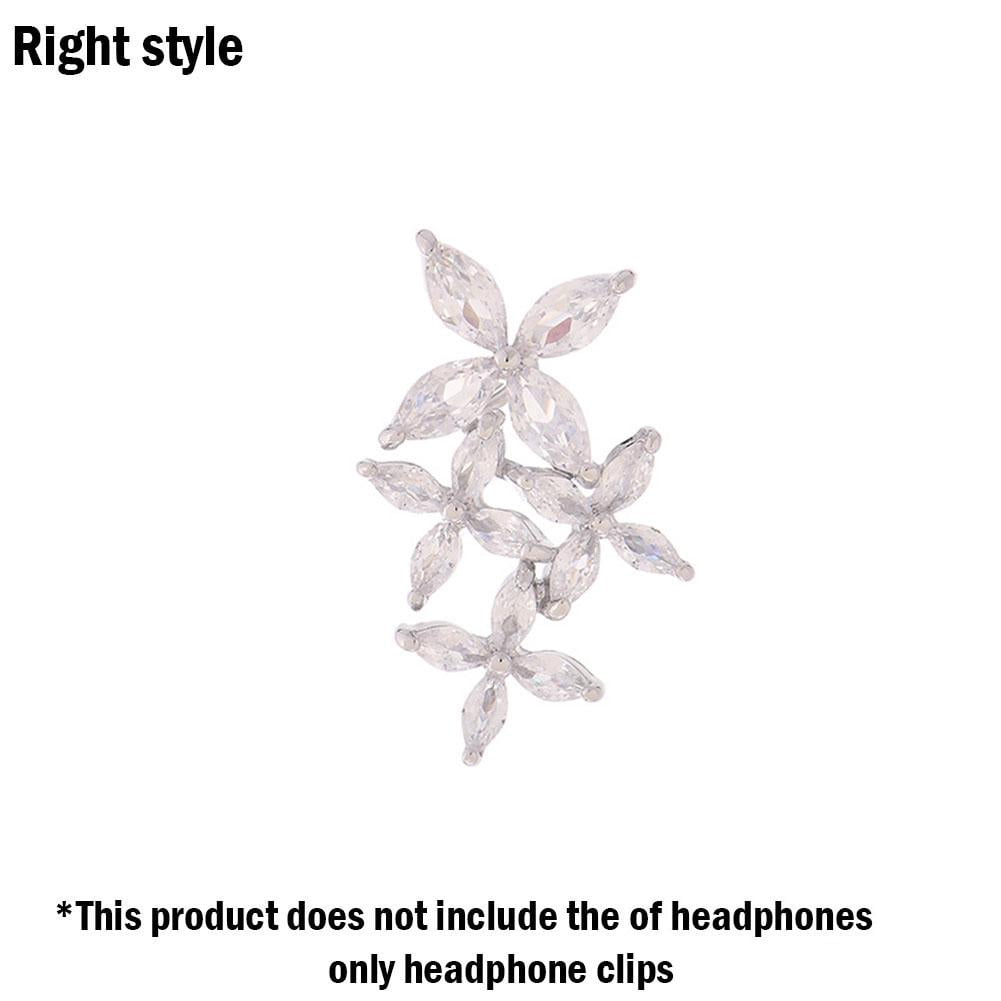 VILLCASE 100pcs Flat Back Ear Clips - DIY Clip-On Earring Findings, Non-Pierced Converters