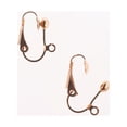 thumbnail image 1 of Clip-On Earring Hardware Rose Gold - 1000 Pack, 1 of 2