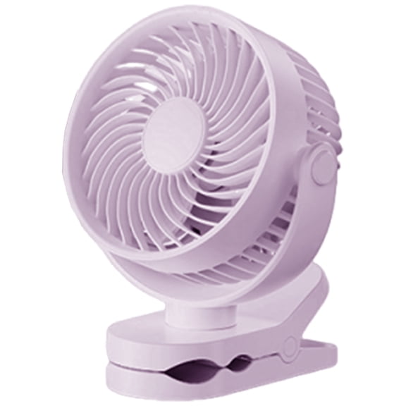 Clip On Fan Battery Operated USB Rechargeable Desk Fan 360 Degree Rotating Fan Cooling Device for Home and Office