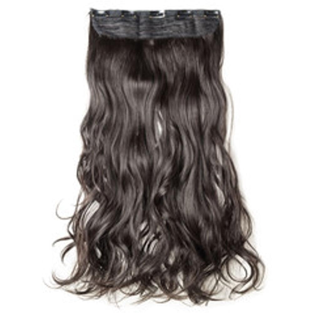 Clip On Hair Extension For Women, Instantly Increase Length And Volume (NATURAL BROWN, 14'' Inches)