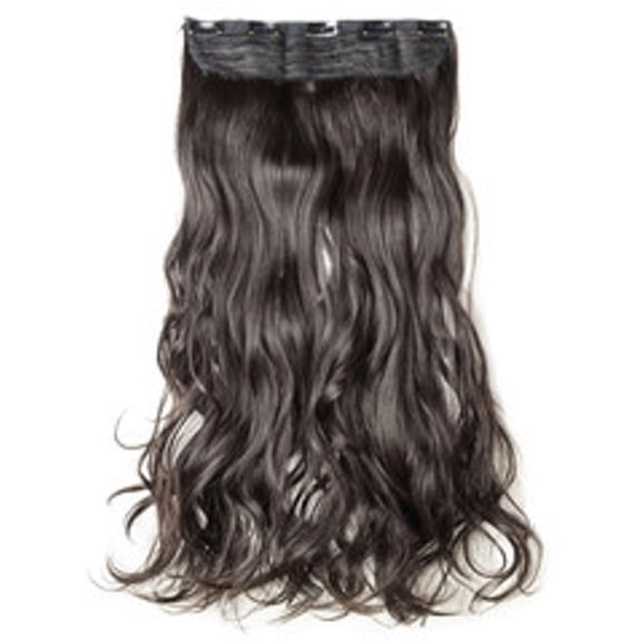 Clip On Hair Extension For Women, Instantly Increase Length And Volume (NATURAL BROWN, 18'' Inches)
