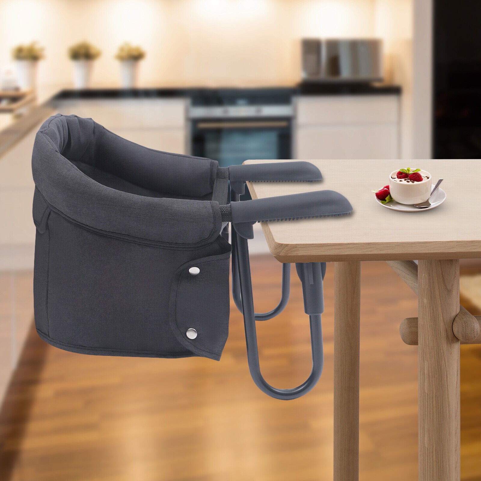 Clip On High Chair Fast Table Chair Baby Feeding Seat Attach to Table Travel
