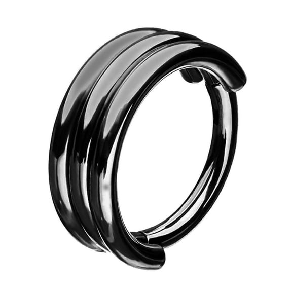 Clip On Hoop Earrings Stainless Steel Clip On Earrings for Women No Piercing Fake Hoop Earrings Spring Hoop Earrings for Non-Pierced Ears