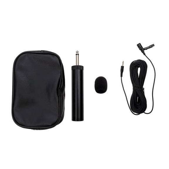 Clip-On Instrument Microphone Condenser Mic Rubberized Clip for Sax, Clarinet, Trumpet and Percussion