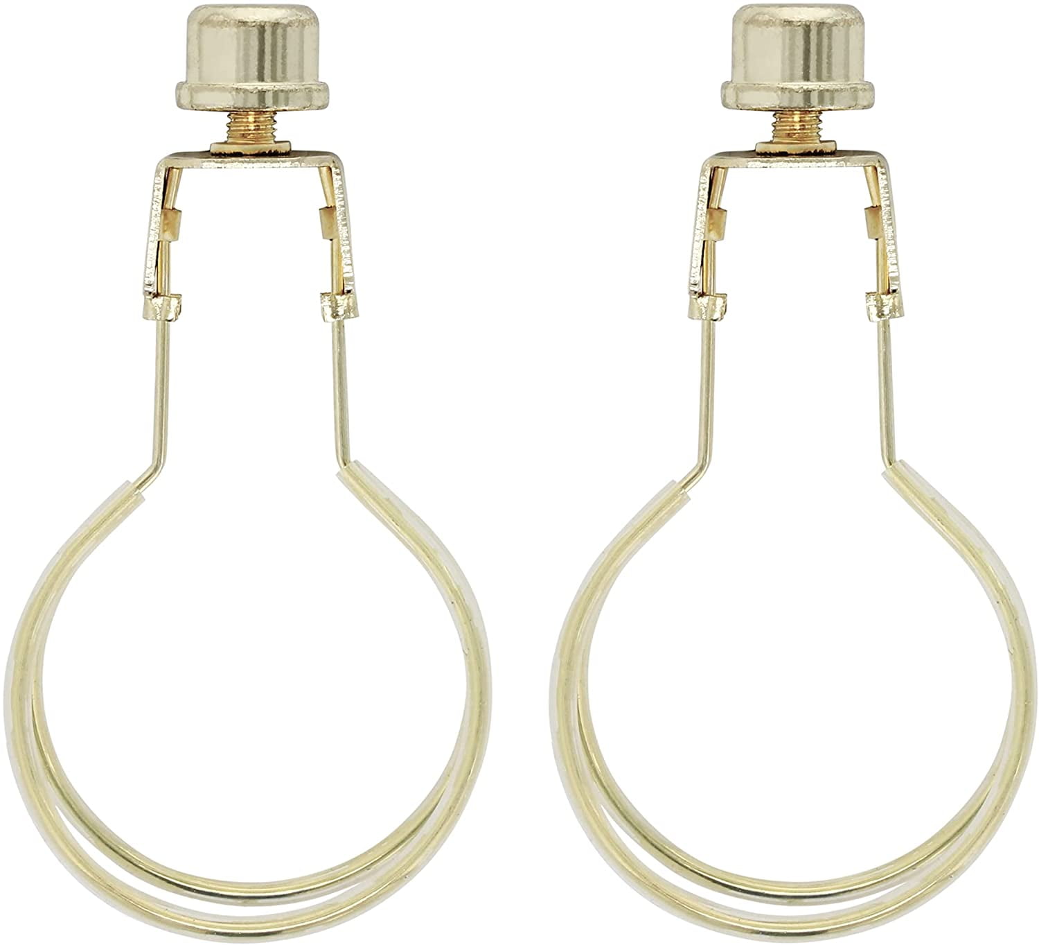 Clip On Lampshade Adapters Includes Finials and Lampshade Levellers