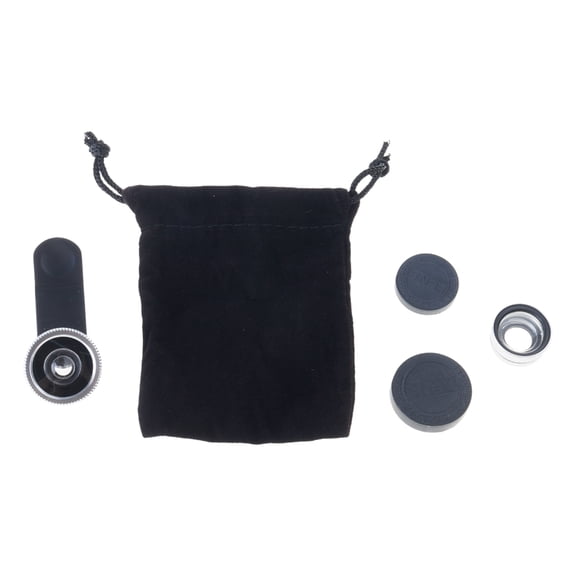 Clip On Lens Camera Lens Wide Angle Macro Fish Eye Lens Portable Clip Lens