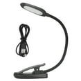 Clip On Light Reading Light 6 LED USB Charging Desk Lamp with 360