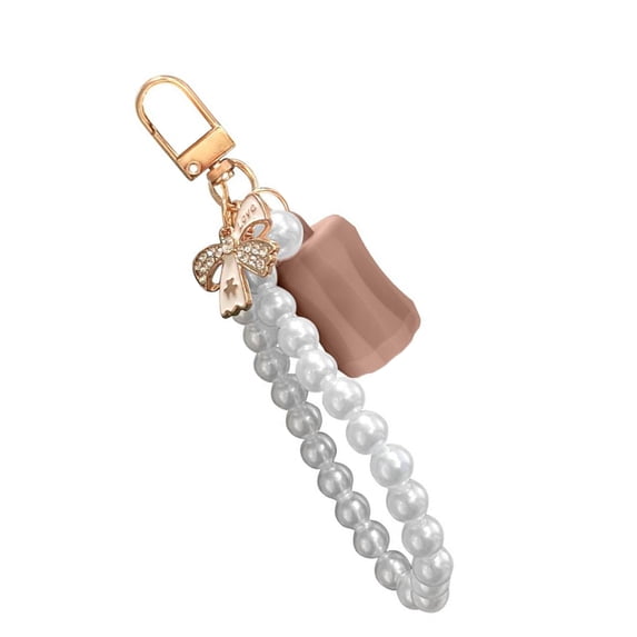 Clip On Lip Gloss Cover Keychain Travel Friendly For Lip Balm Easy Installation