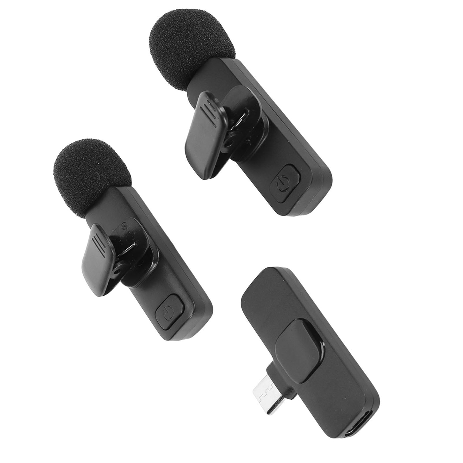Clip On Microphones, Wireless Lavalier Microphone Noise Reduction Built
