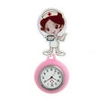 thumbnail image 1 of Clip On Nurse Pocket Watches Nurse Watch for Hospital Professional with Retractable Badge Reel Easy Read Dials, 1 of 8
