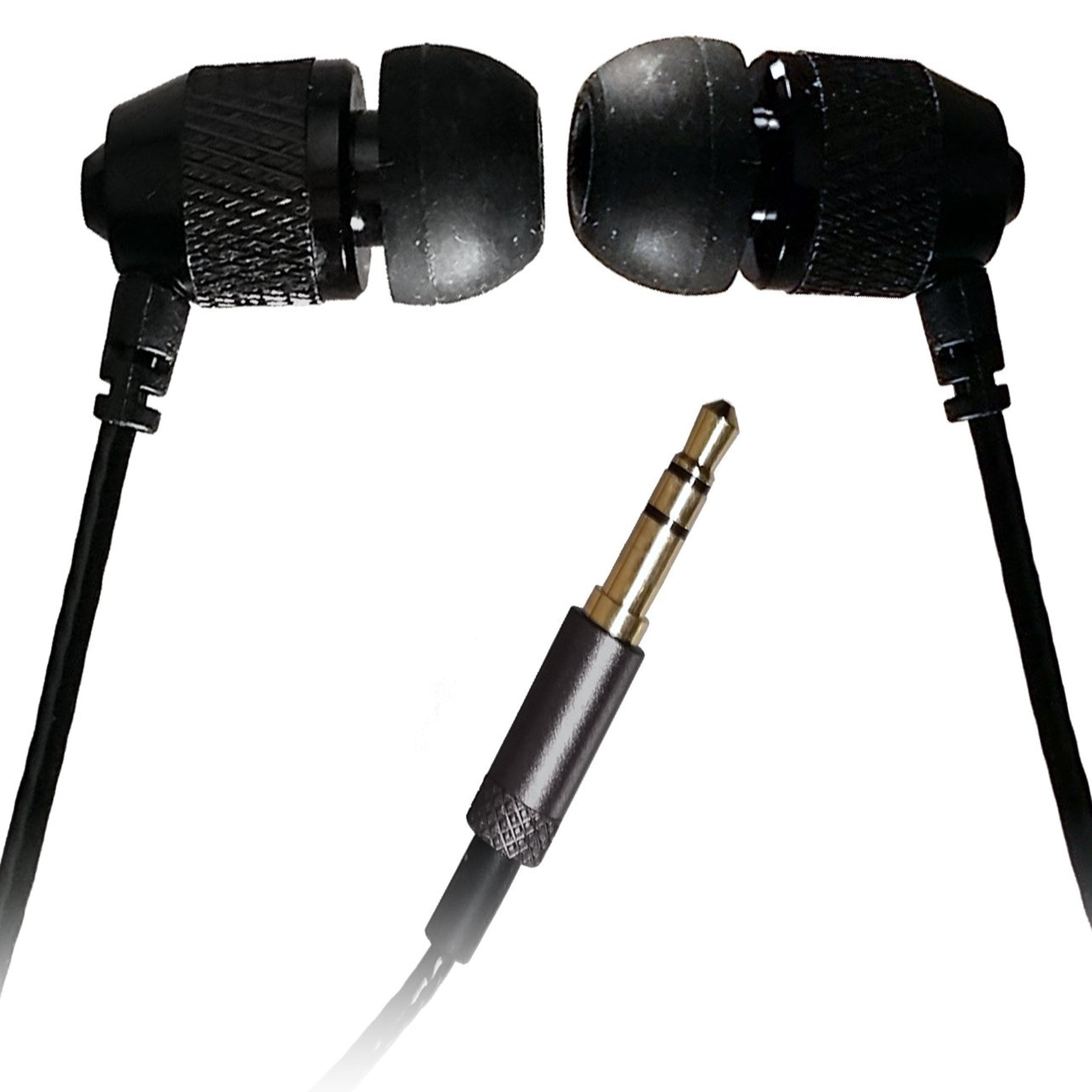 Clip-On Nylon Stereo Earbuds with 15-Inch Reinforced Cords - Walmart.com