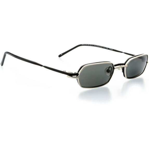 Clip-On ONLY - Oval Shape, for Metal Full Rim Frame - Prescription Eyeglasses RX, Shiny Silver