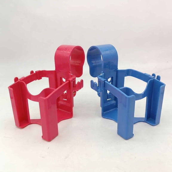 Clip-On Pool Cup Holder With Phone Stand and Towel Hooks for Above-Ground Pools, Heavy-Duty Weather-Resistant Poolside Drink Caddy