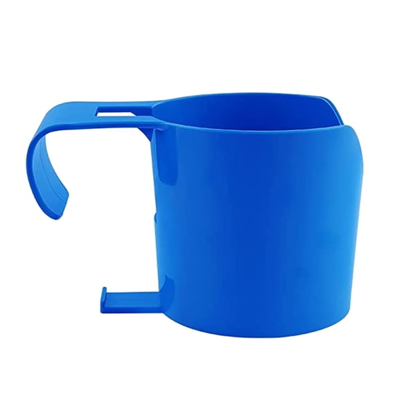 Clip-On Pool Cup Holders, Cup Holder for Above Ground Pools, Plastic Pool Cup Holder for Refreshing Drinks, Fits 2 Inch Or Less Round Top Bar, Durable No-Spill Cup Holder, 1 Pc, 6.0x3.6",1 pcs