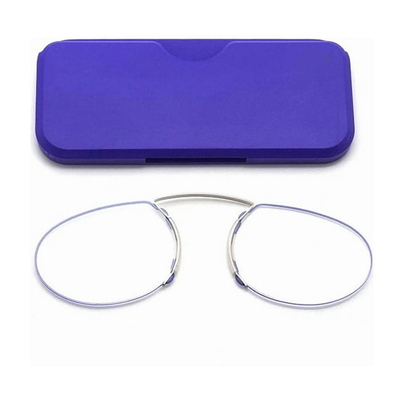 Clip-On Presbyopia Glasses - Portable, Ultra-Light, Mini Design for Middle-Aged and Elderly(1 pieces) blue +1.5