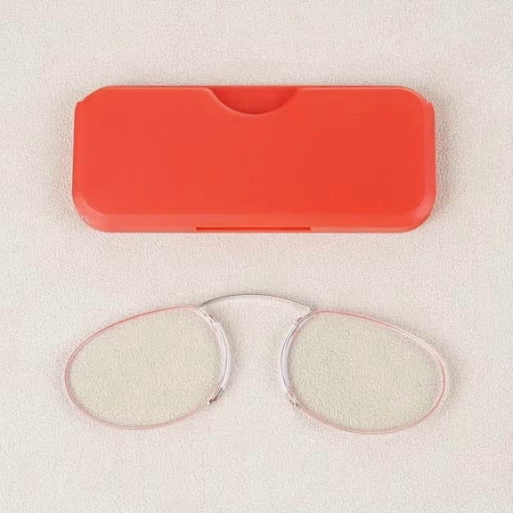 Clip-On Reading Glasses Phone-Clip Tech, Temples-Free Lightweight for Smart Glasses