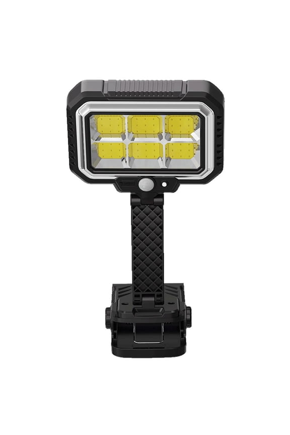 Clip On Solar Lights Outdoor with Motion Detection 360 Rotatable and Vertically Adjustable 3 Modes IP65 Waterproof for Deck Gutter Camping