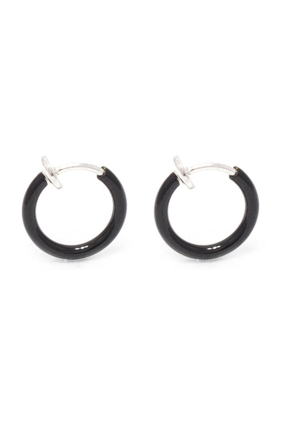 Clip-On Spring Action Non-Piercing Fake Cartilage Lip Nose Faux Septum Ring-Pair