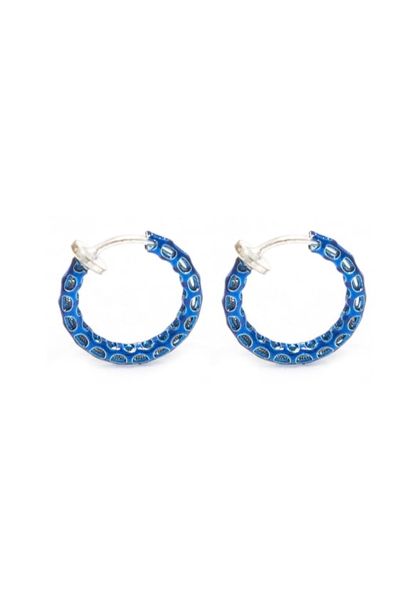 Clip-On Spring Action Non-Piercing Fake Cartilage Lip Nose Faux Septum Ring-Pair