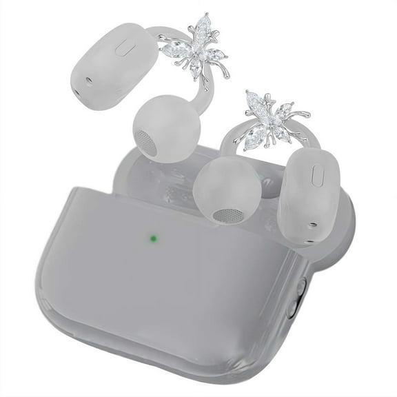 Clip-On Wireless Bluetooth Headphones, Open-Ear Earbuds