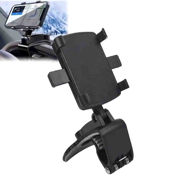 Clip Phone Holder for Car,Universal Dashboard Phone Holder,Dashboard Car Phone Holder Mount with Anti-Drop Clip - Multifunctional Cell Phone Holder Car for 4-7" Cellphones(1Pcs)