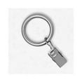 thumbnail image 1 of Clip Rings with Fits Rods 1.125 in. Dia Curtain & Drapery Hardware, Essential Satin Nickel - Pack of 12, 1 of 1