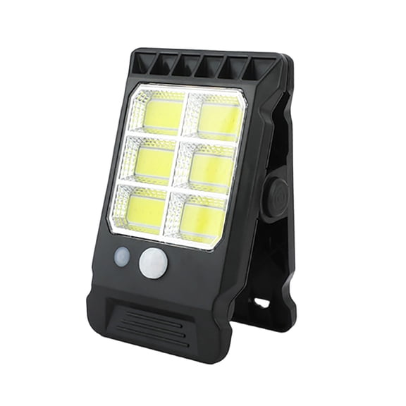 Clip On Solar Lights Outdoor with Motion Sensor, 3 Lights Mode, Solar Powered Waterproof Security Lights for Fence Gutter Deck Camping, Easy to Install