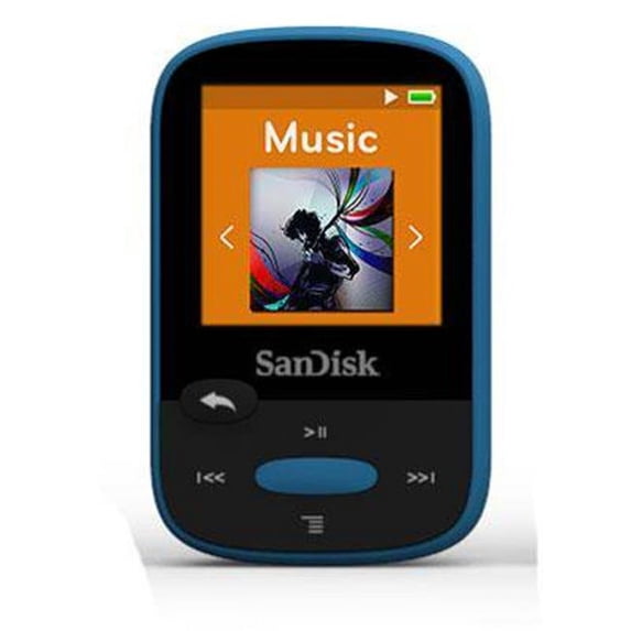 Clip Sport 8gb Mp3 Player Blue